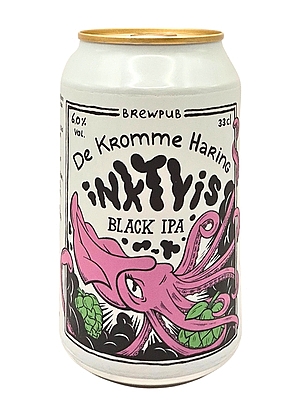 De Kromme Haring Inktvis Black IPA 33cl