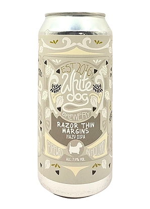 White dog Razor Thin Margins Hazy DIPA 44cl